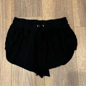 Mikoh Dolphin Hem Black Shorts